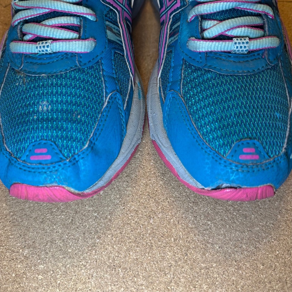 Asics Gel-Venture 5 Sneakers Womens 8.5 Blue Pink T5N8N Trail Running Shoes - Picture 9 of 11